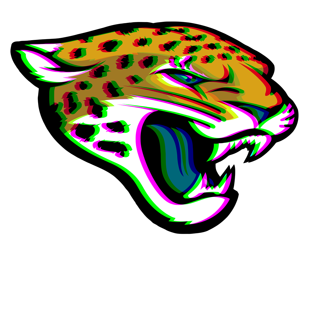 Phantom Jacksonville Jaguars logo decal supplier